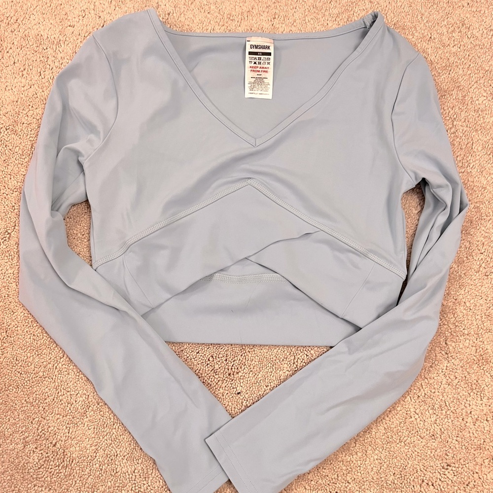 Gymshark Blue Long Sleeve (NWOT)